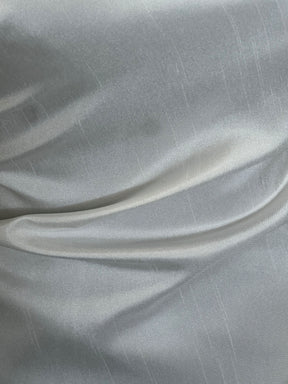 Ivory Poly/Nylon Slub Satin - Wizard