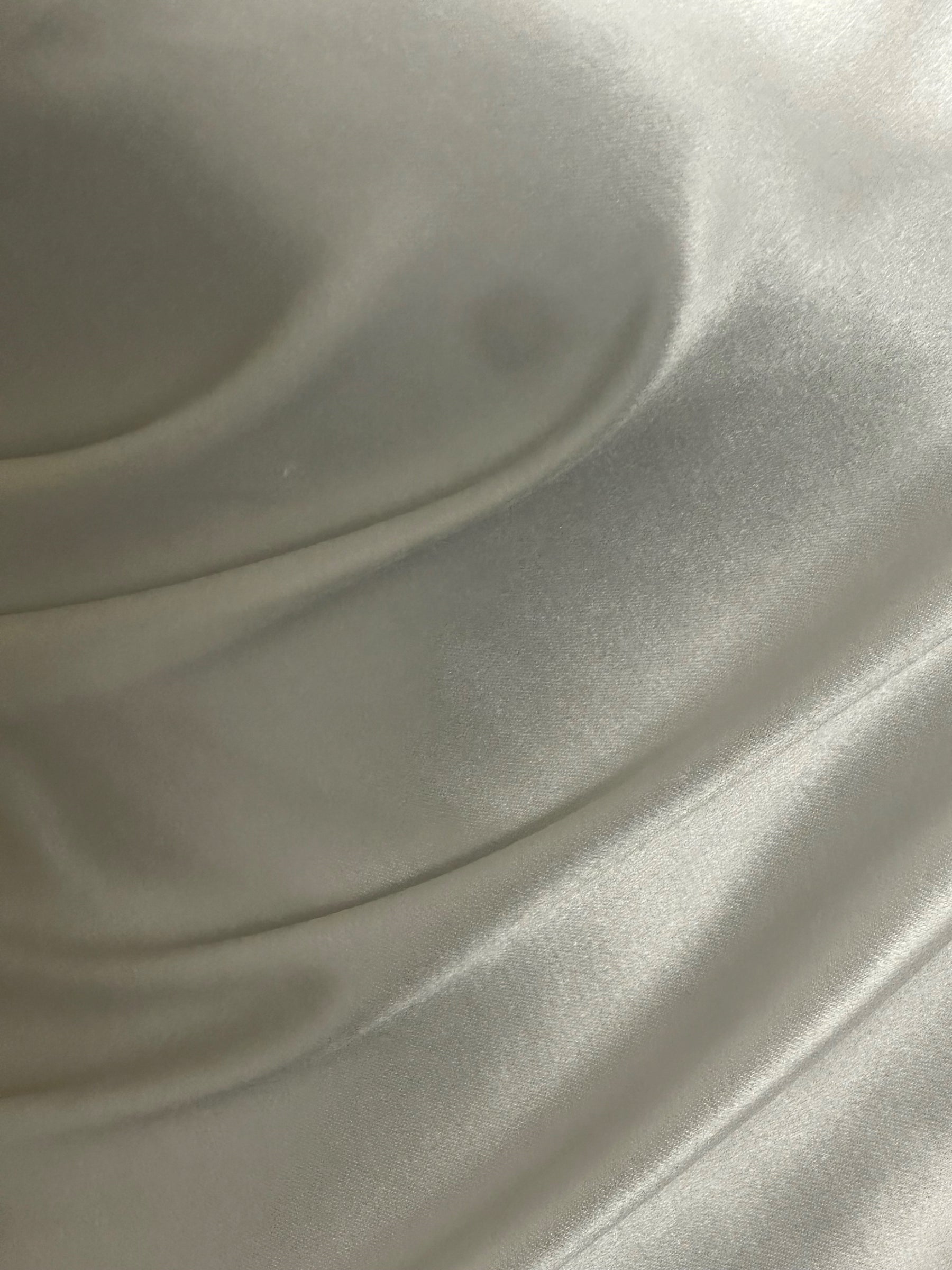 Ivory Silk/Cotton Satin - Drama