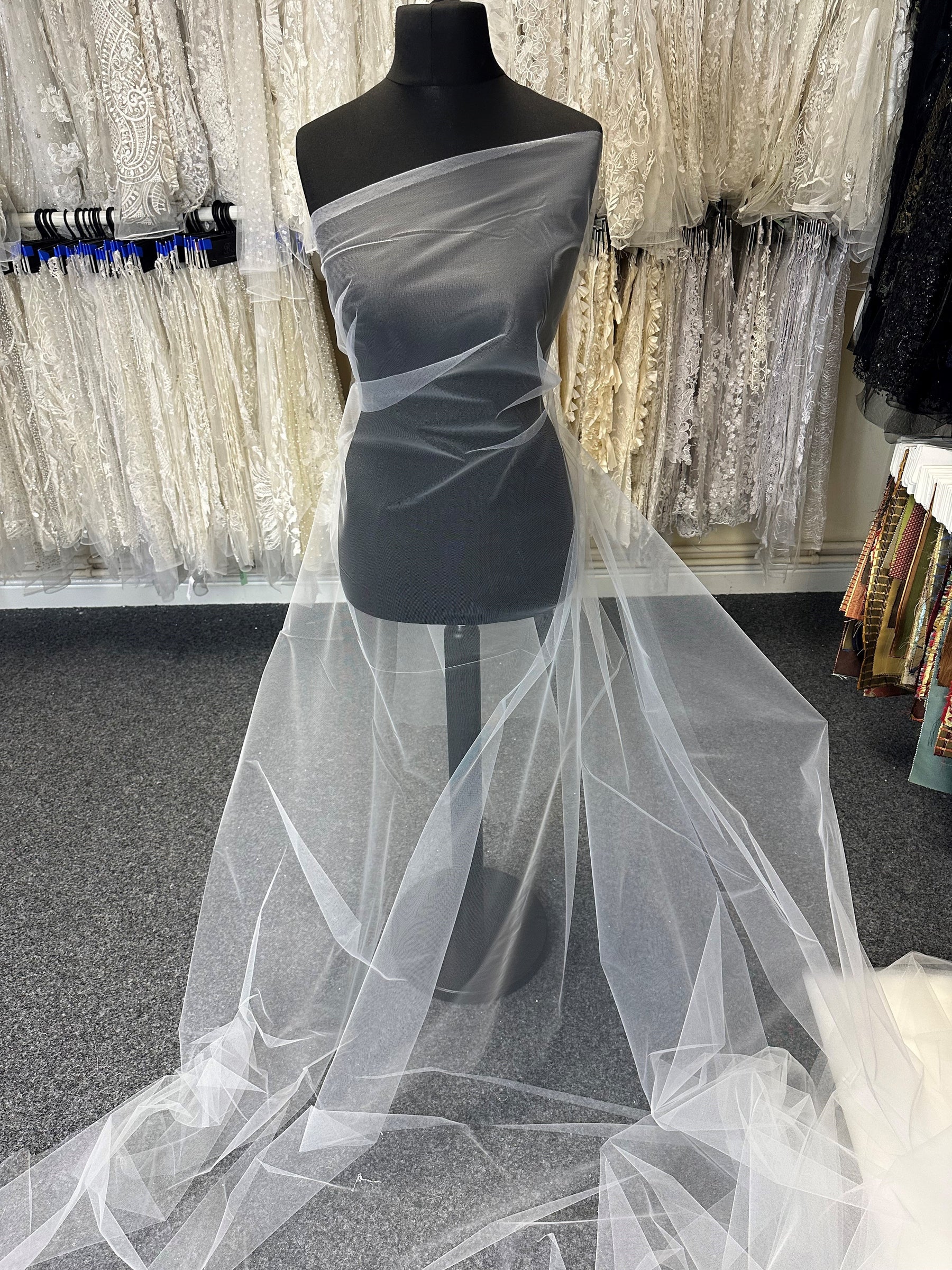 Silk White Eco Tulle for Veils – Tease