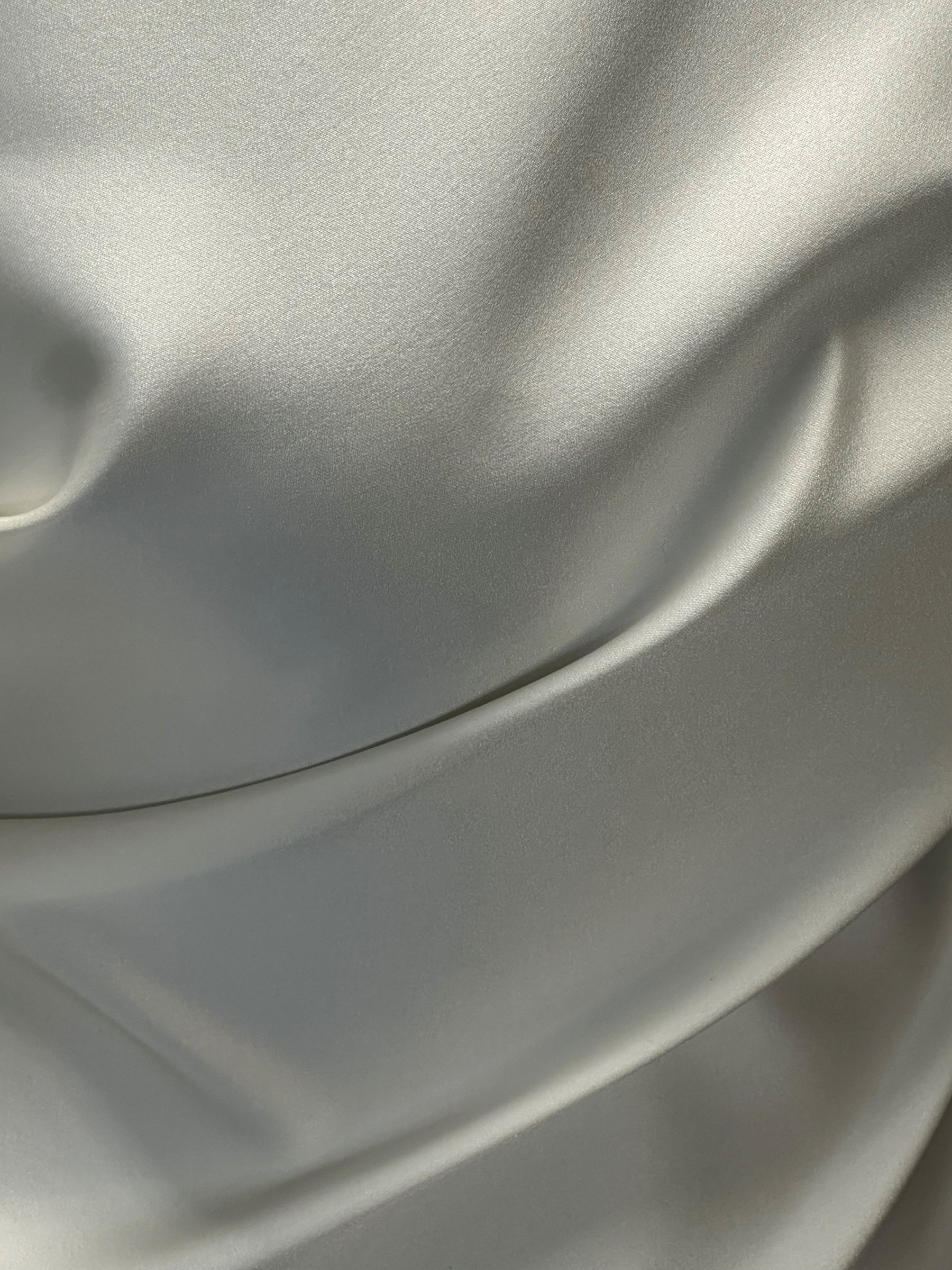 Ivory Heavy Silk Satin - Pomp