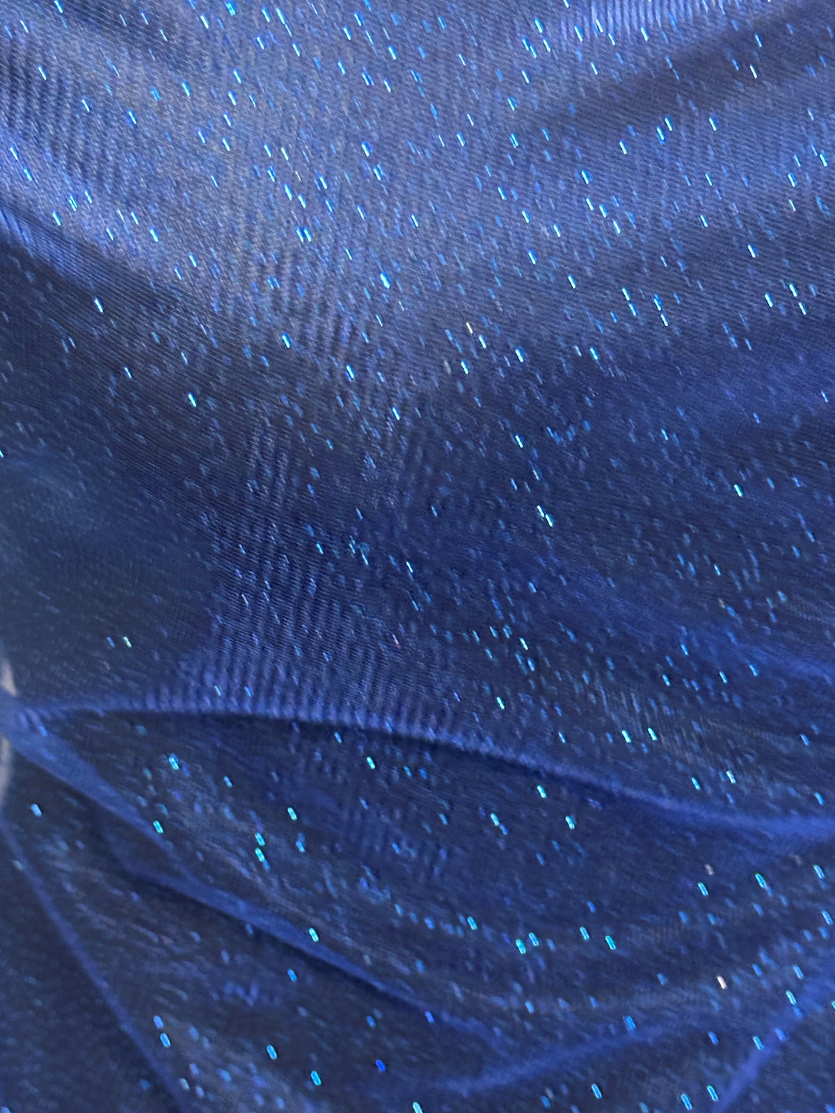 Royal Blue Glitter Tulle - Rocket