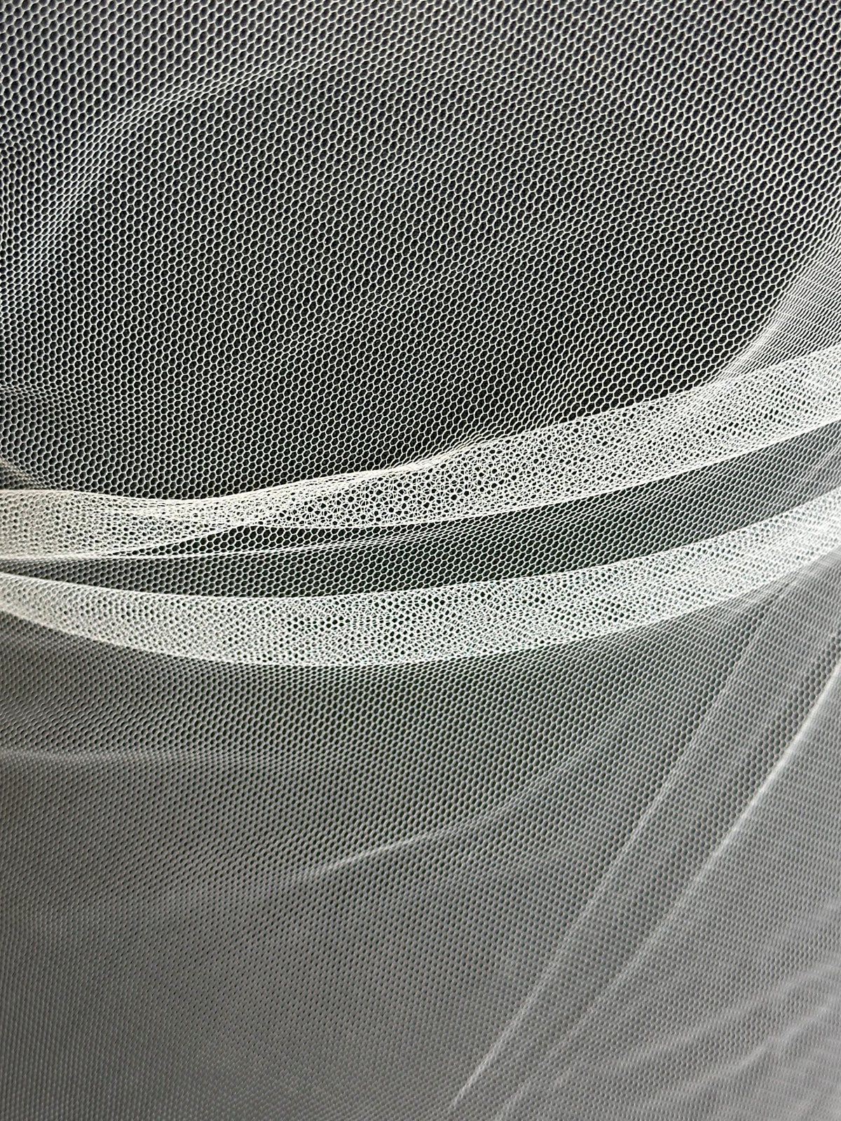 White Bridal Tulle for Veils – Crescendo