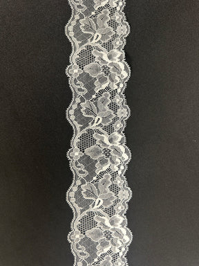 White Leavers Lace Trim - Amanda