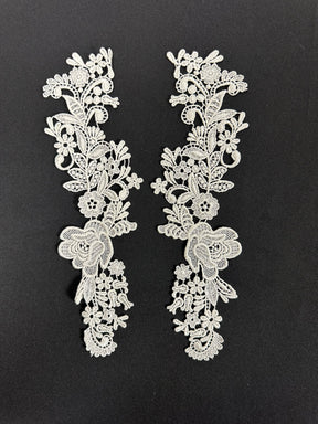 Ivory Guipure Lace Appliques - Nova