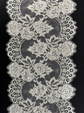 Ivory Corded Lace Trim - Mackenzie