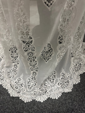 Ivory Embroidered Lace - Ursula