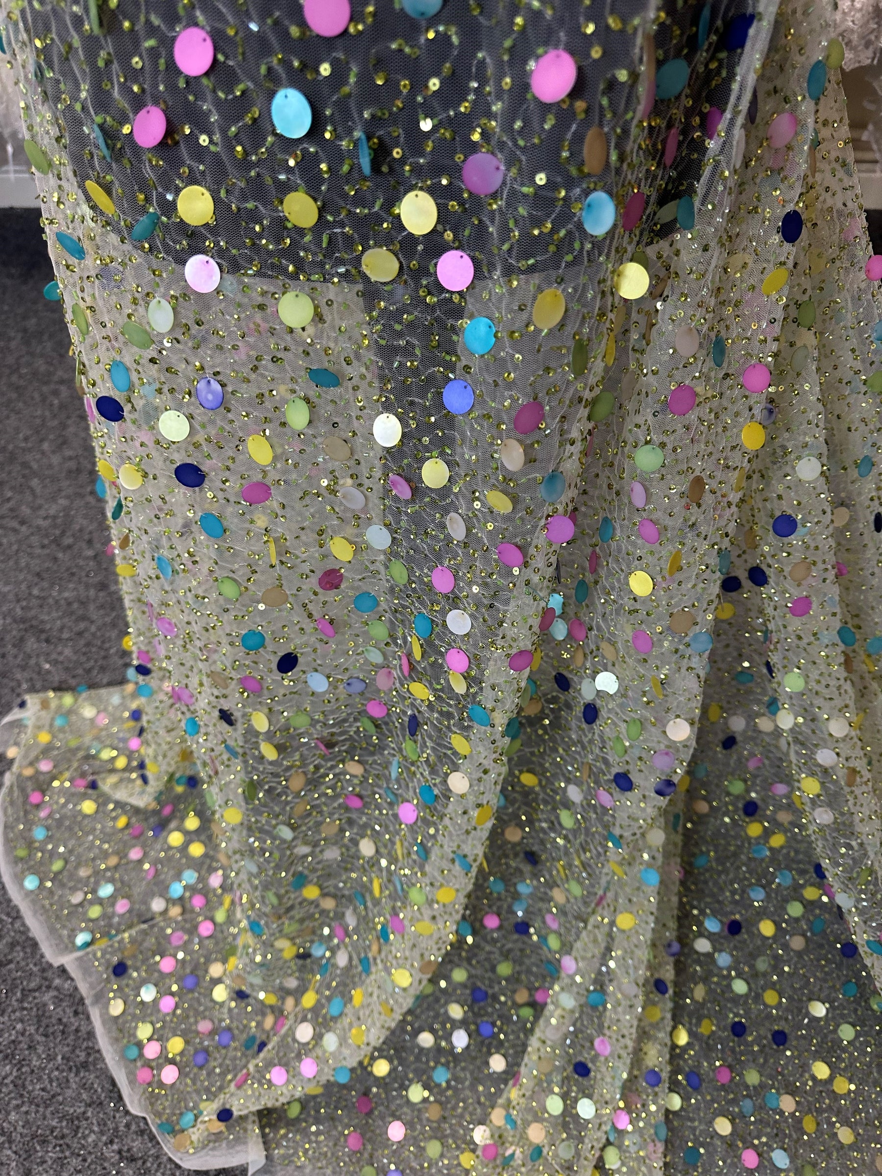 Multi-Colored Sequin Tulle - Joss