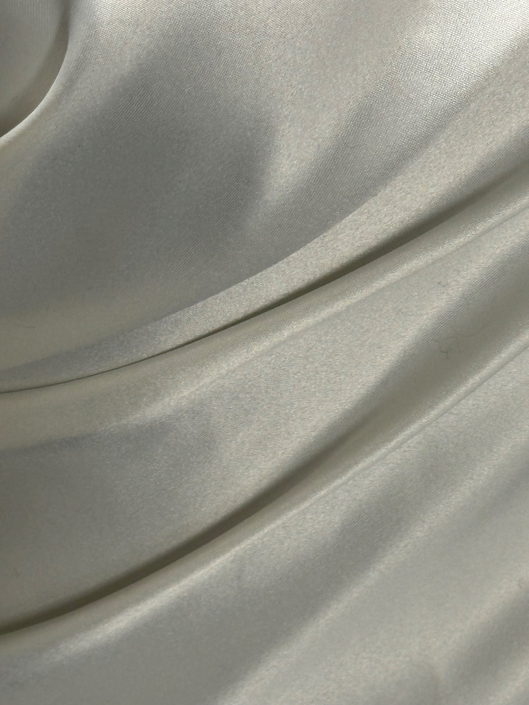 Ivory Polyester Satin - Majestic