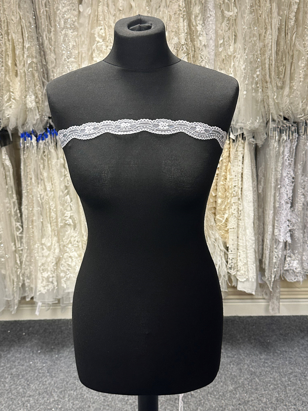 White Lace Trim - Almond