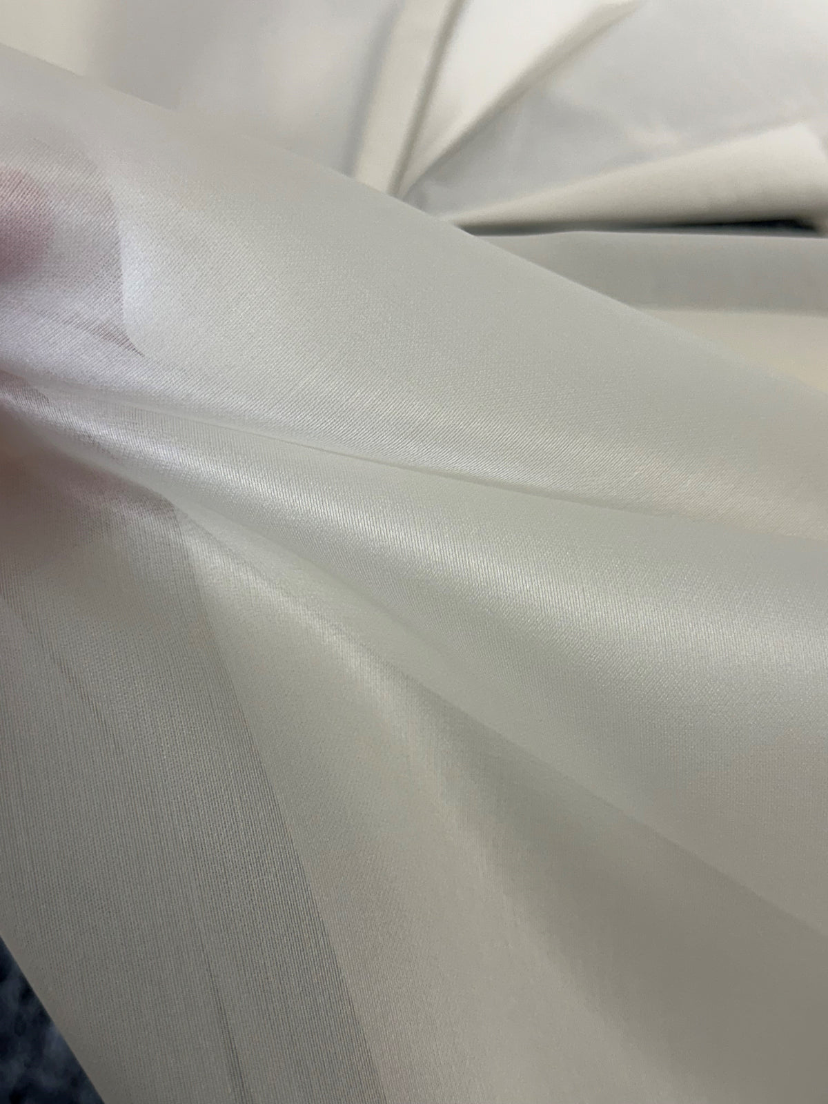 Ivory Silk Organza Satin - Consumption