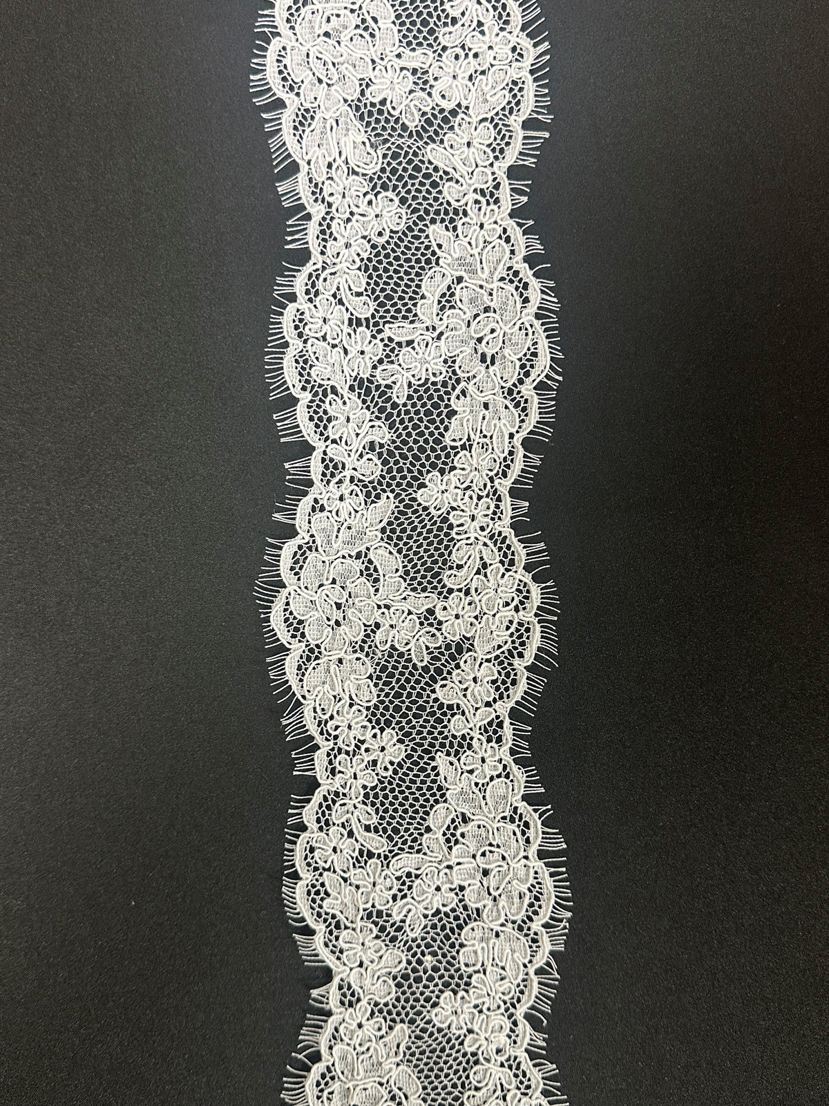 White Corded Lace Trim - Hope