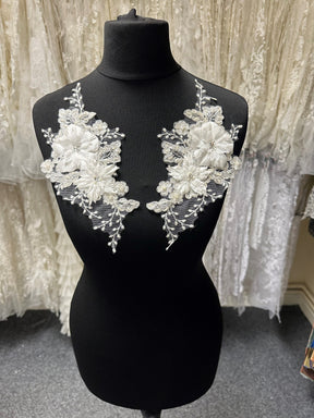 Ivory Flower Lace Appliques - Naomi