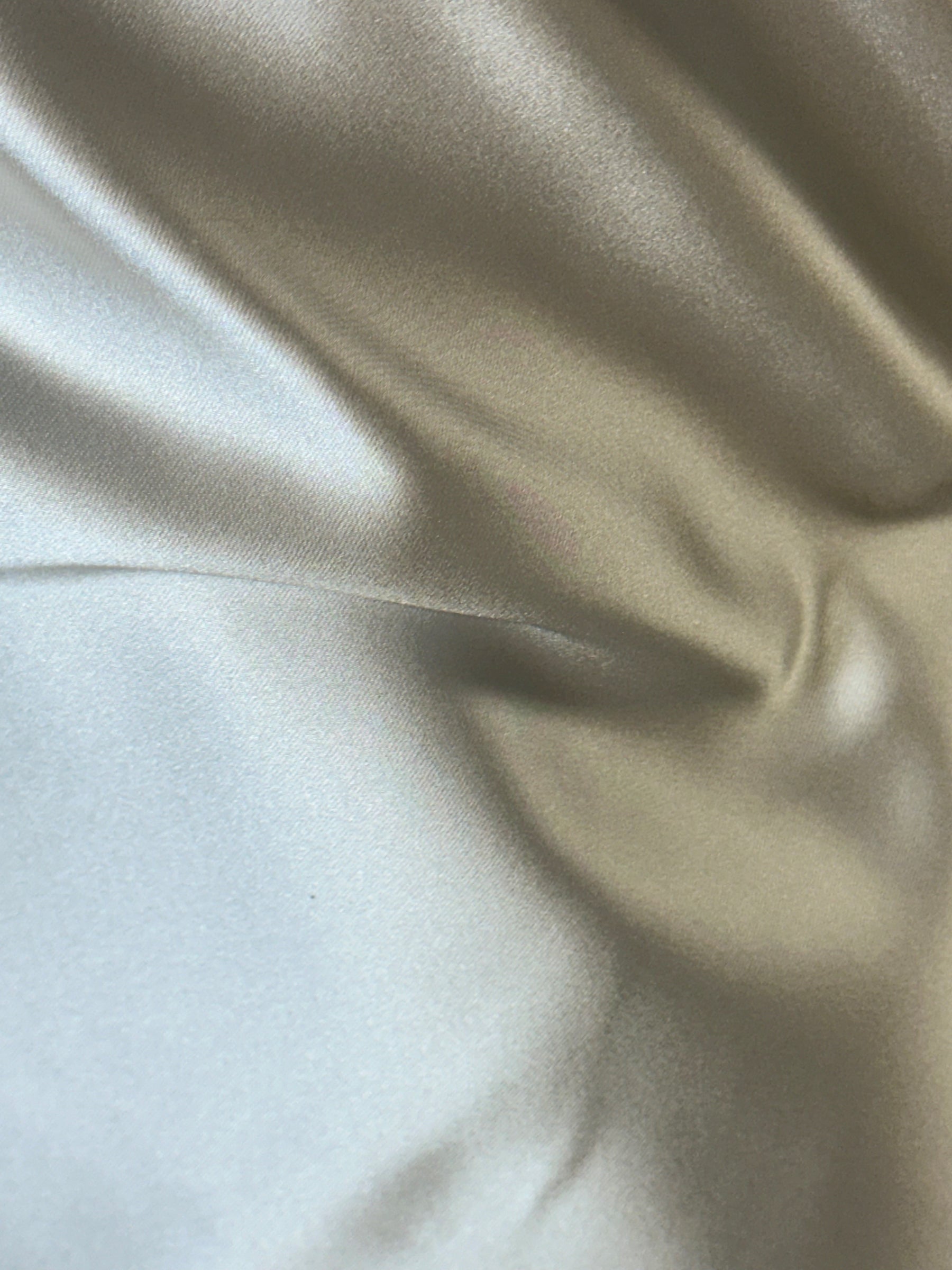 Ivory Silk Blend Duchess Satin - Satisfaction