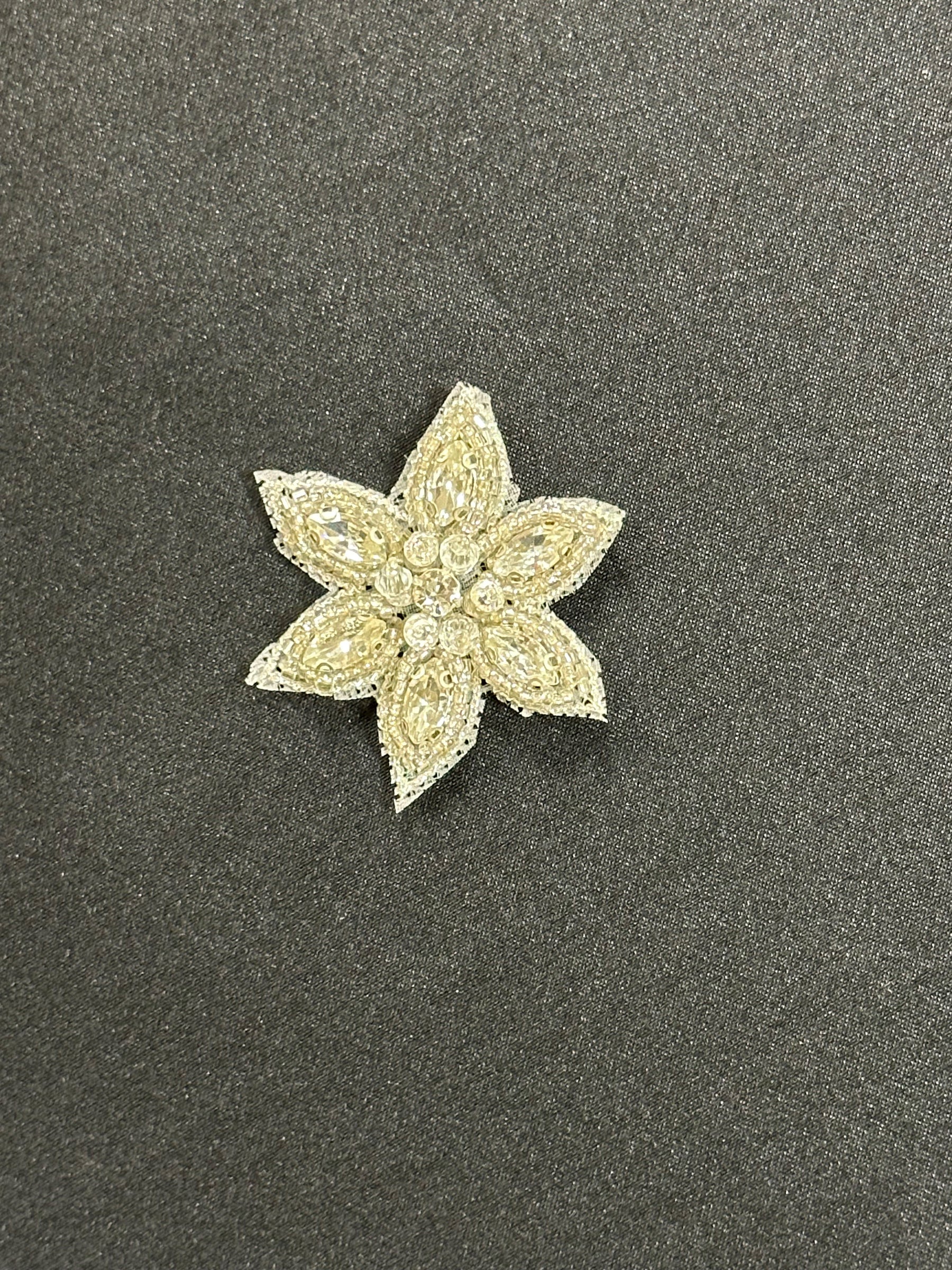 Crystalised Flower Applique - Gravity