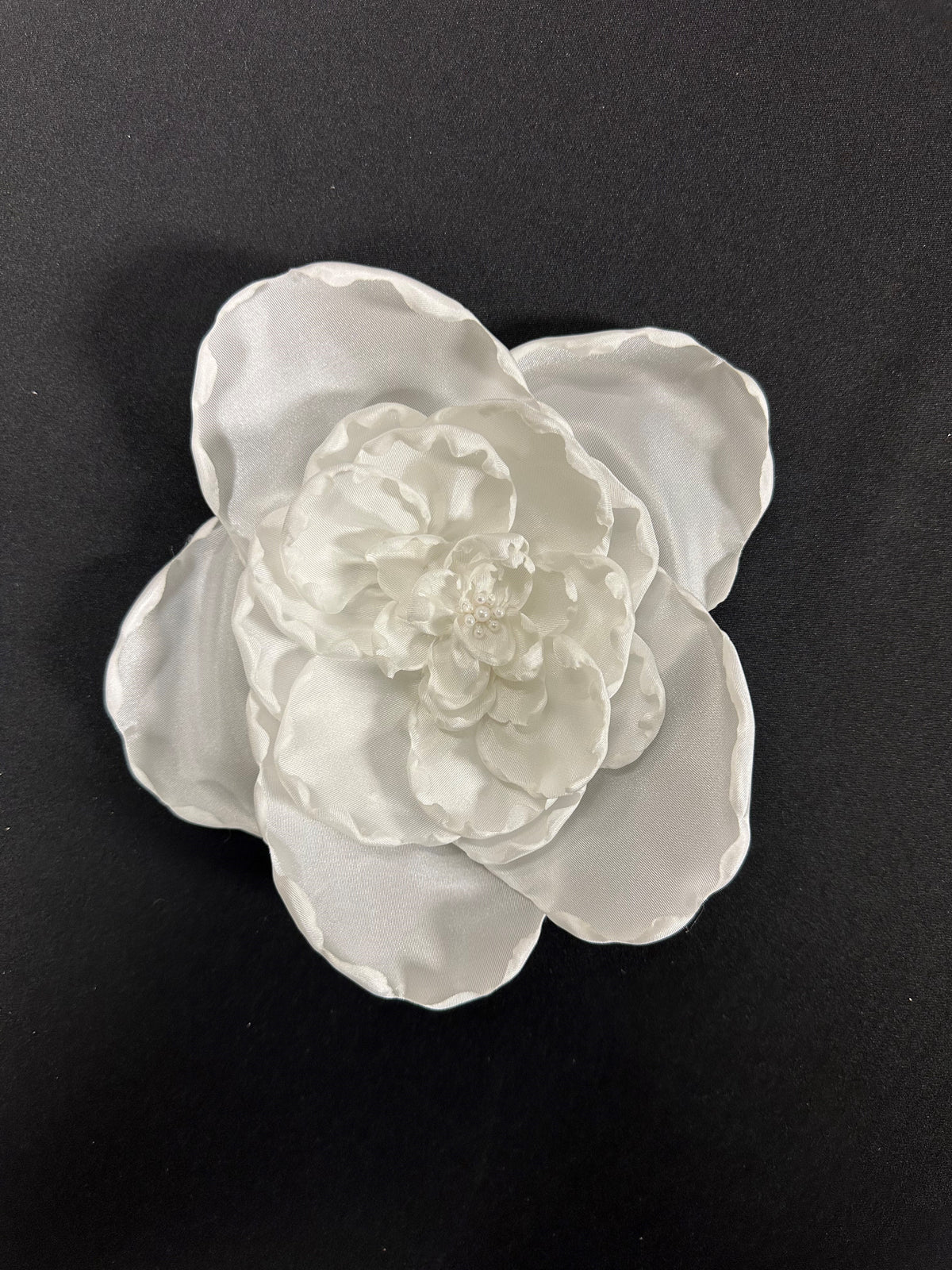 Ivory Flower Applique - Mulberry