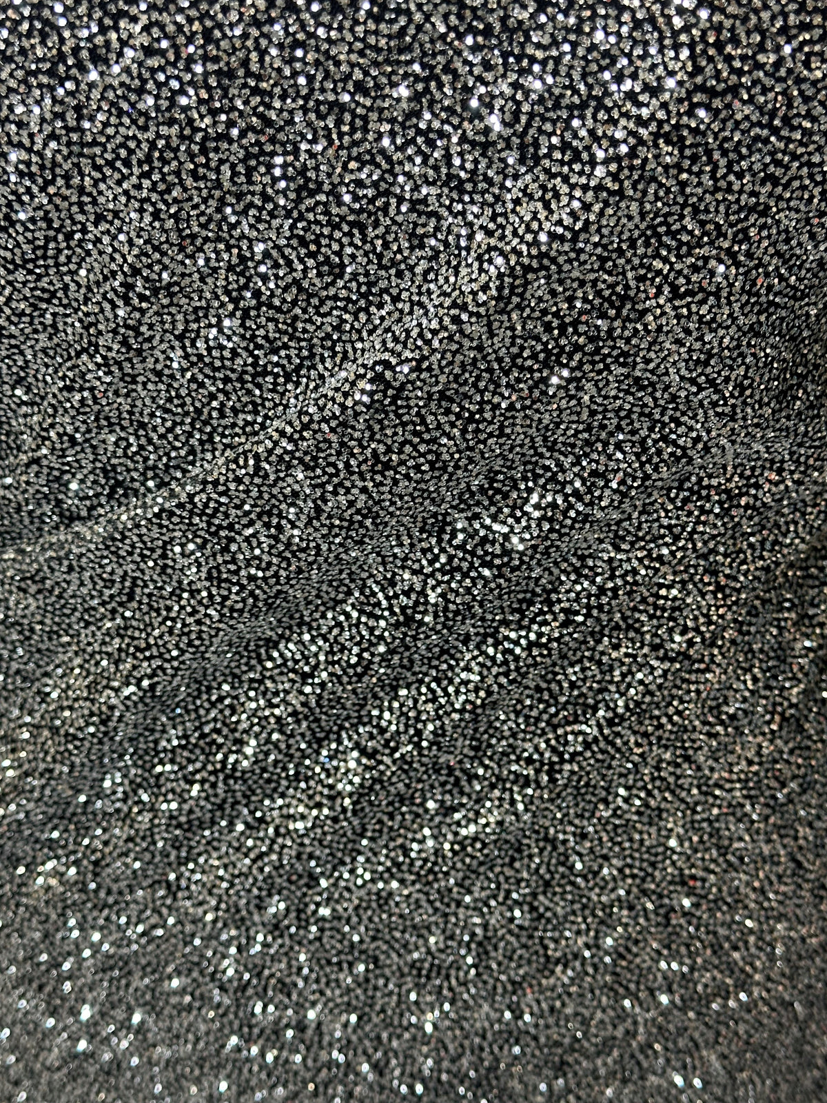 Black/Silver Glitter Tulle - Sorcery