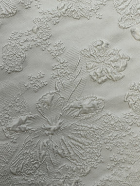 Ivory Cloqué Brocade - Malibu