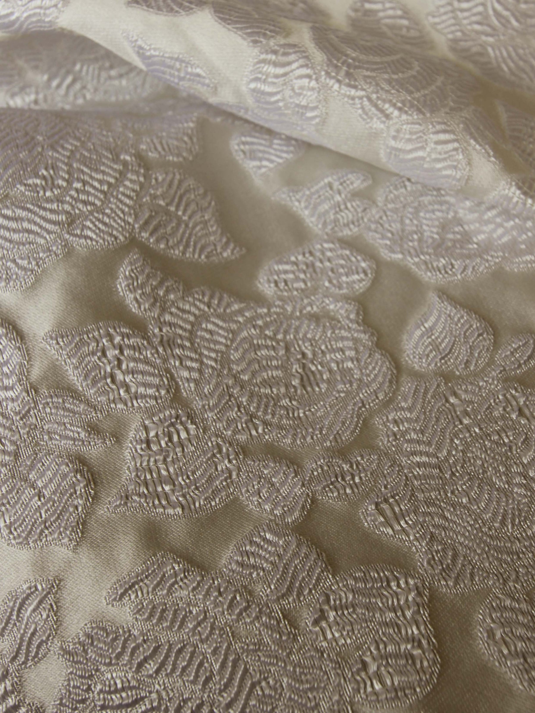 Champagne Jacquard Brocade - Flower