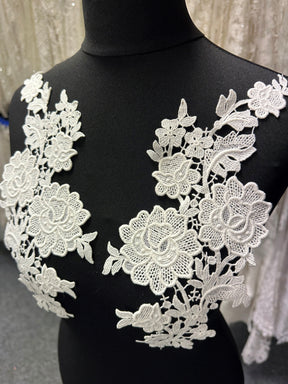 Ivory Guipure Lace Appliques - Gypsy