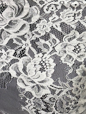 Ivory Raschel Lace - Capri