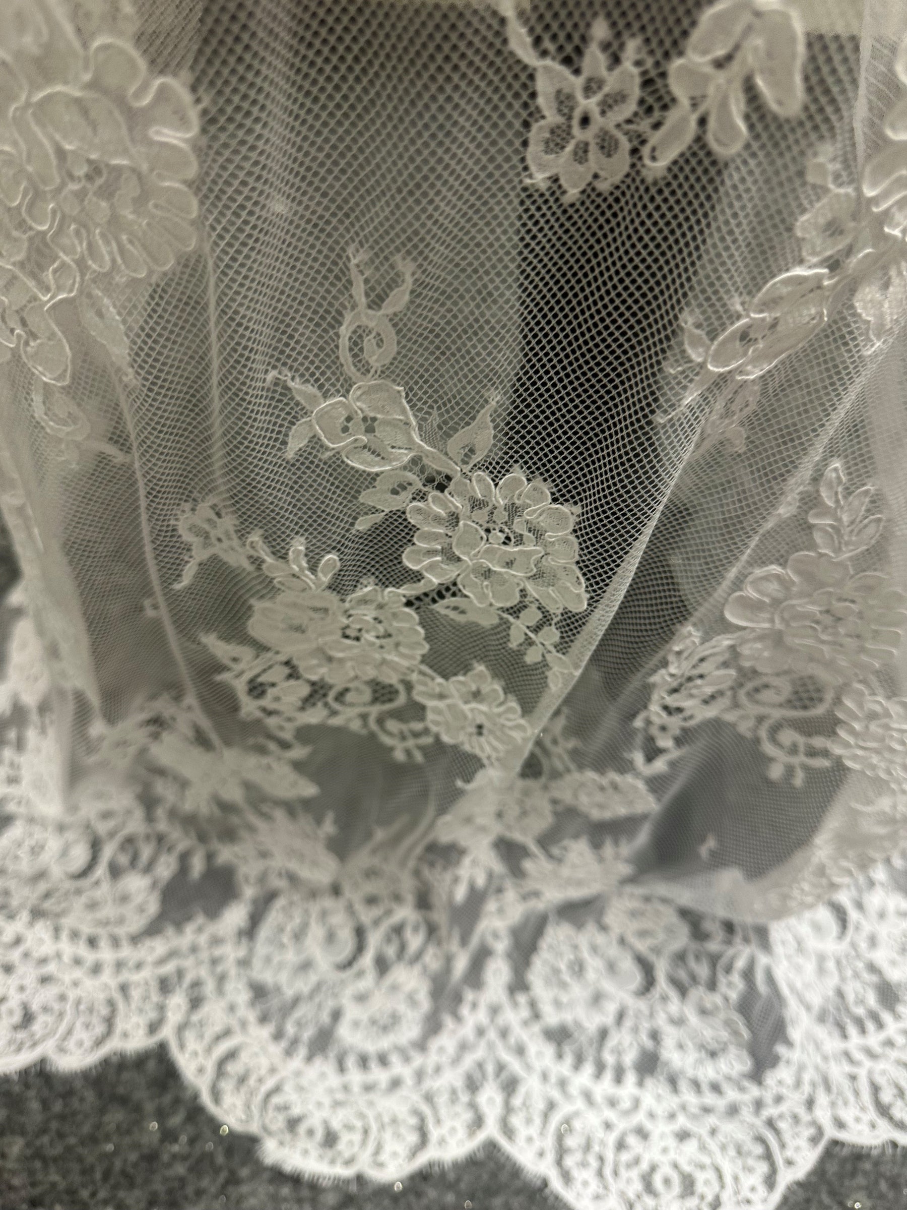 White Corded Lace - Eloise