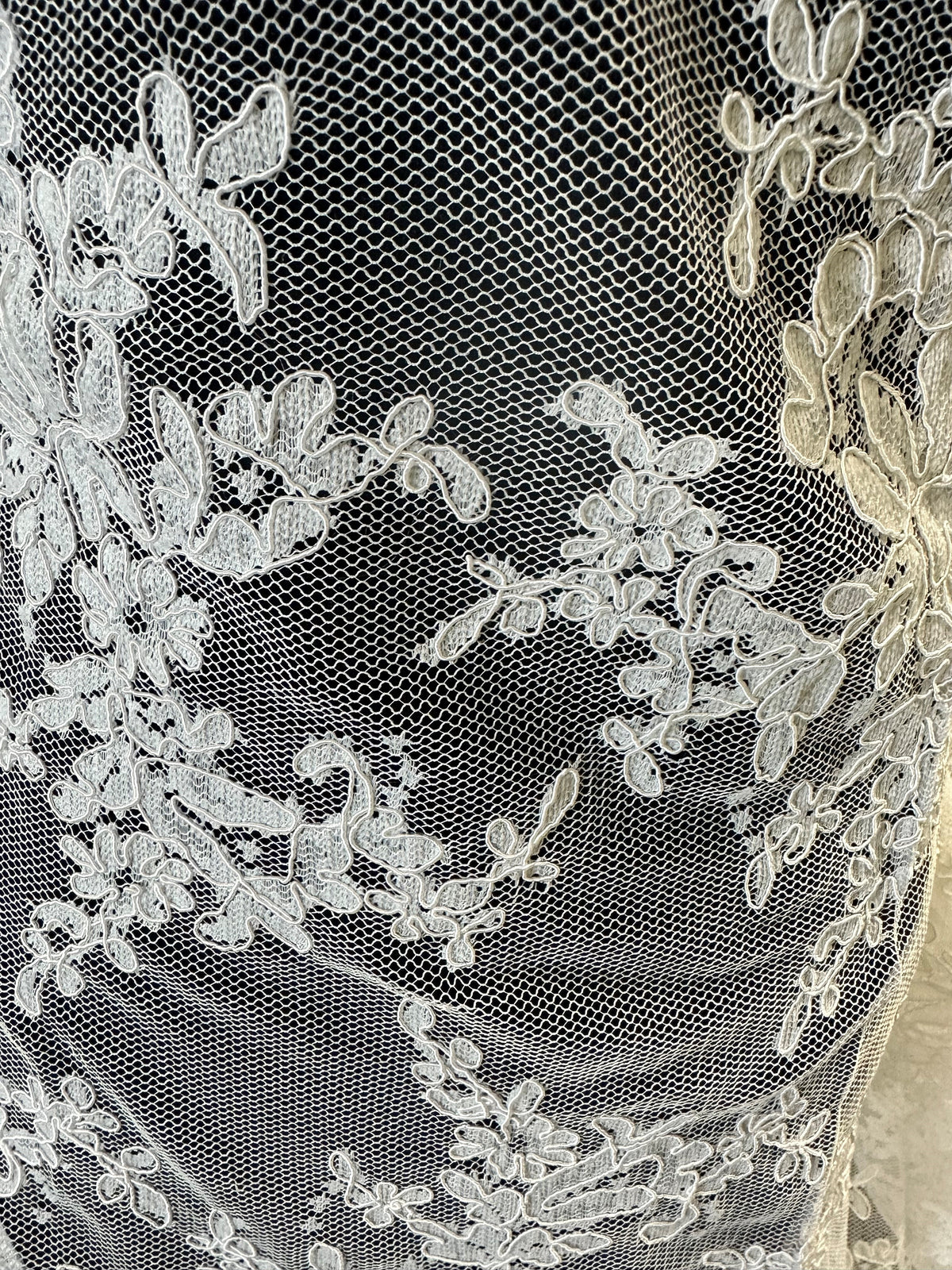 Ivory Corded Lace - Cosima