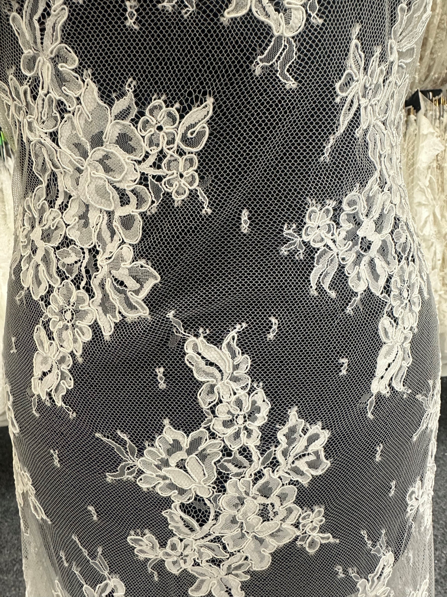 Ivory Corded Lace - Rhonda