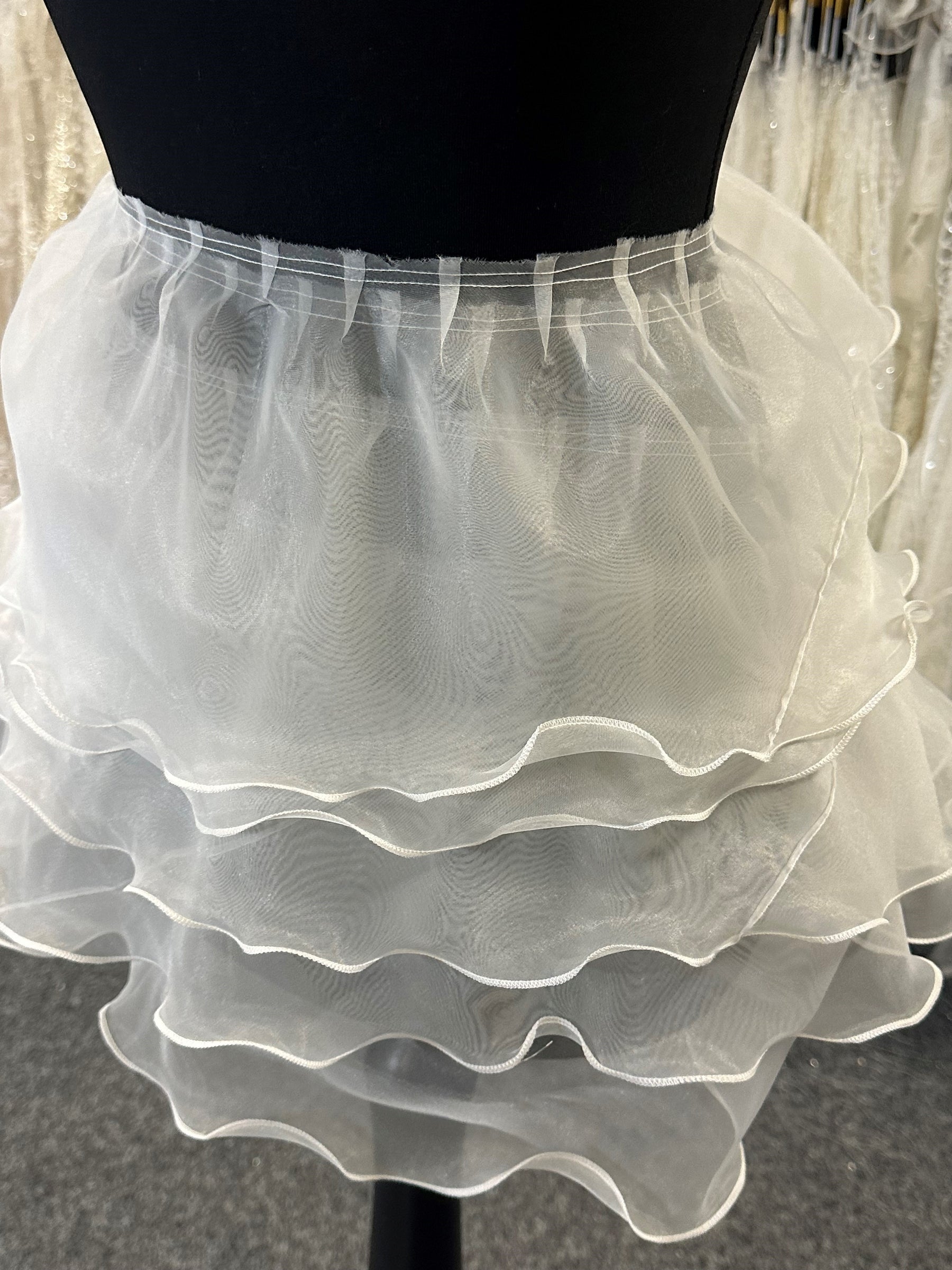 Ivory Organza Trim - Whirl