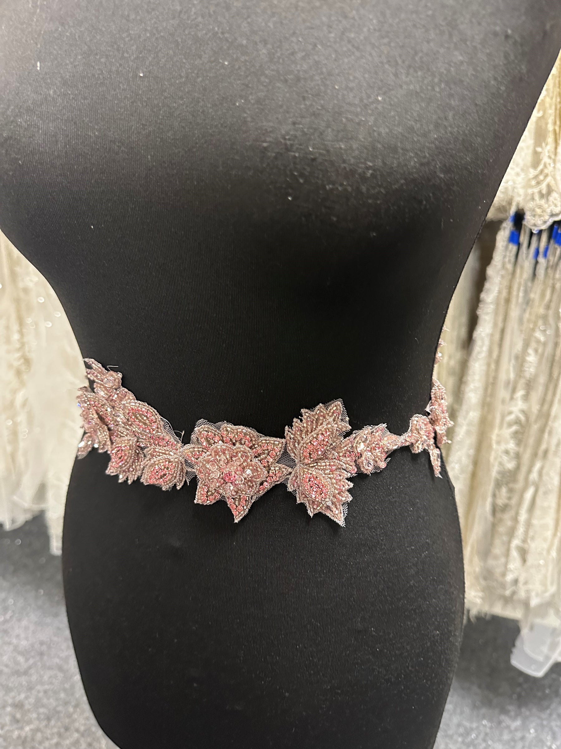 Crystal Dress Trim - Gravity (Pink)