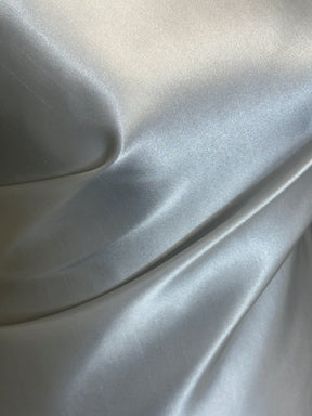 Ivory Poly/Nylon Slub Satin - Wizard