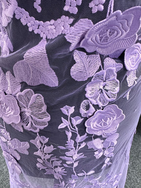 Purple 3D Lace - Meghan