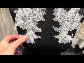 Ivory Corded Lace Appliques - Sadie