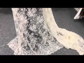 Organic Ivory Chantilly Lace - Hima