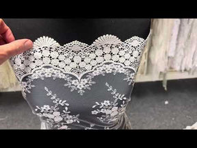 Ivory Embroidered Lace - Kirsty