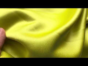 Chartreuse Polyester Duchess Satin - Contessa