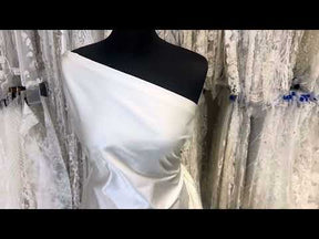 Ivory Silk Blend Duchess Satin - Talent