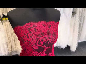 Scarlet Chantilly Lace - Kate