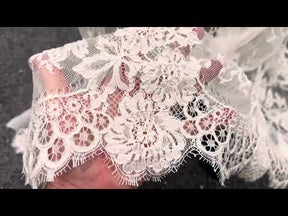 Ivory Corded Lace – Sarah