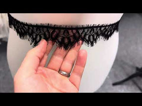 Black Lace Trim - Valentina