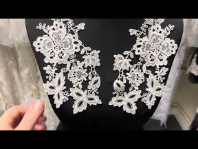 Ivory Guipure Lace Appliques - Courtney