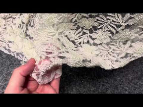 Ivory Beaded Lace - Lucille