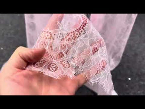 Pink Raschel Lace - Katherine