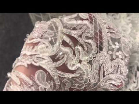 Ivory Embroidered Lace - Eunice