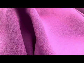 Clover Pink Polyester Crepe - Curiosity