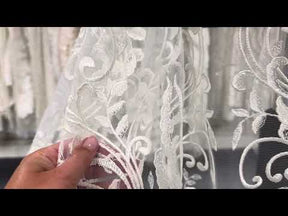 Ivory Embroidered Lace – Greer