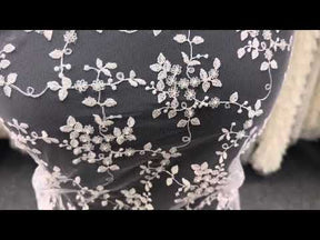 White Beaded Lace - Fearne