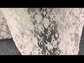 Ivory Beaded Chantilly Lace - Bryony