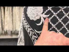 Ivory Hand Beaded Lace - Costello