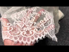 Ivory Raschel Lace - Sinitta