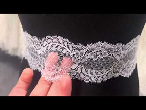 White Leavers Lace Trim - Lisa